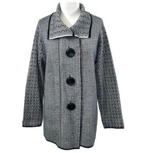 Soni Sweater Coat Size 1X Long Line